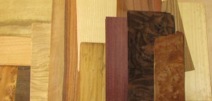 Veneer cut-off pieces for hobbyists