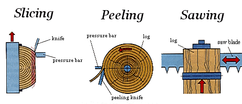 Slicing Peeling Sawing