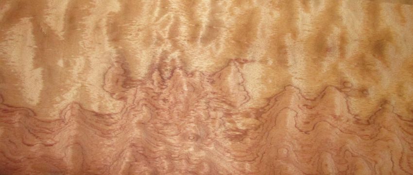 Bubinga (quilted) veneer